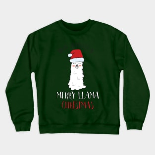 Have A Merry Llama Christmas, Funny Llama Christmas Crewneck Sweatshirt